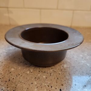 Dansk Style Brown Ceramic Sugar Bowl